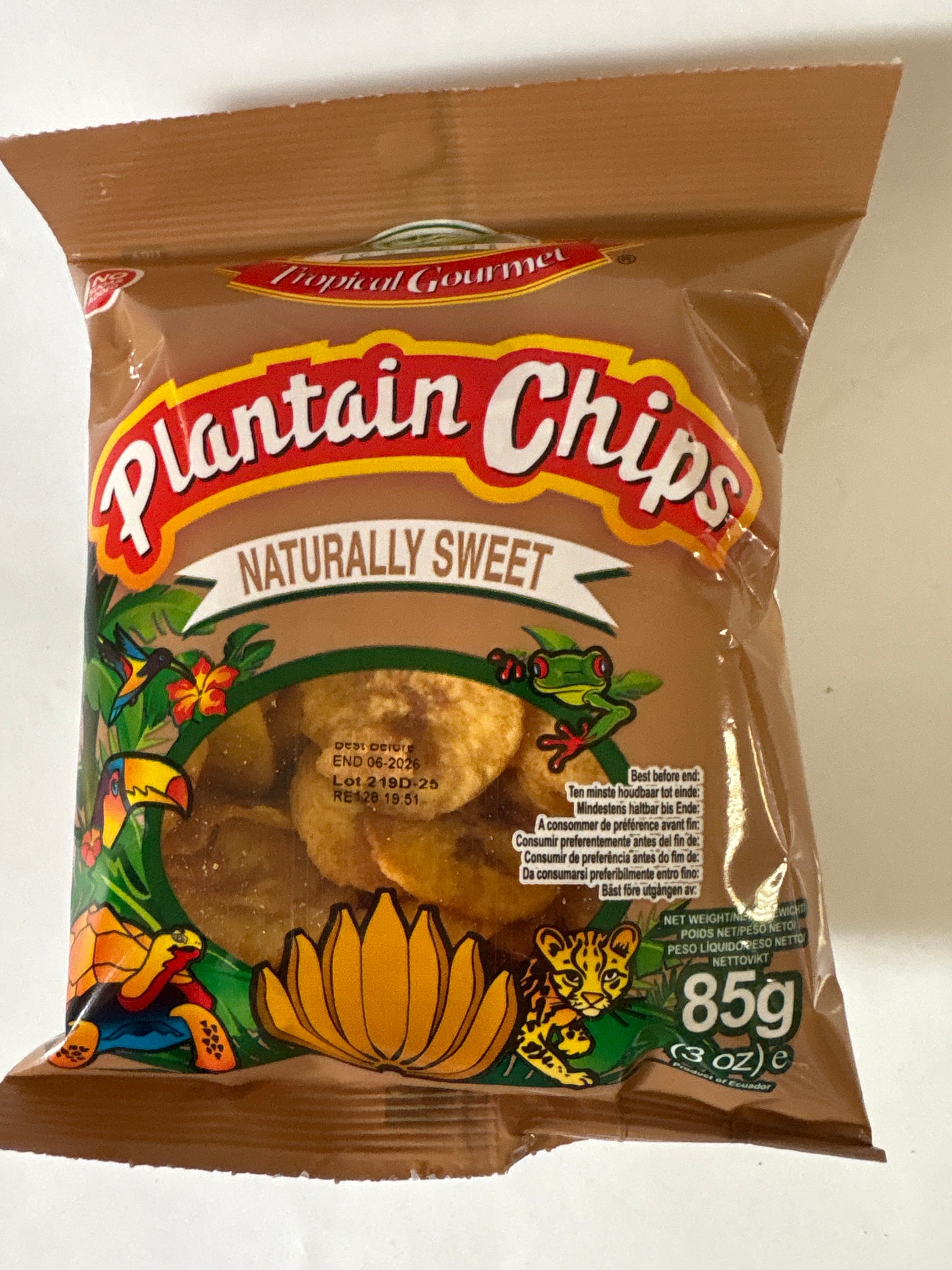 Plantain Chips Naturally Sweet 85g