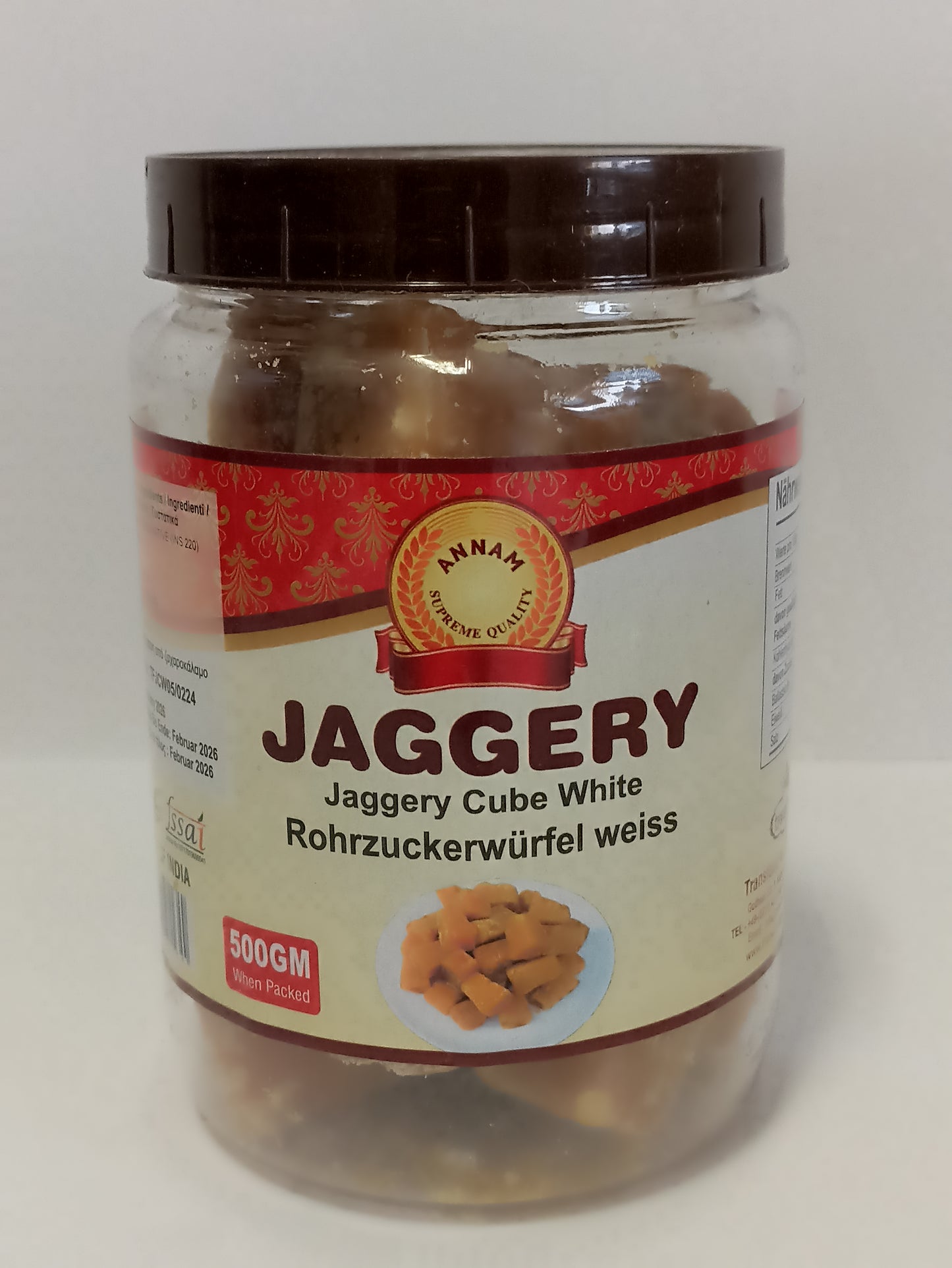 Annam Jaggery Cubes White 1kg