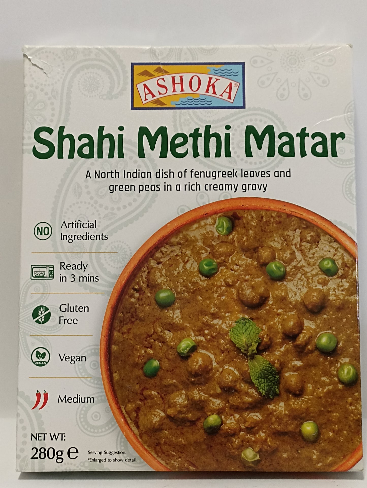Ashoka RTE Shahi Methi Matar 280g