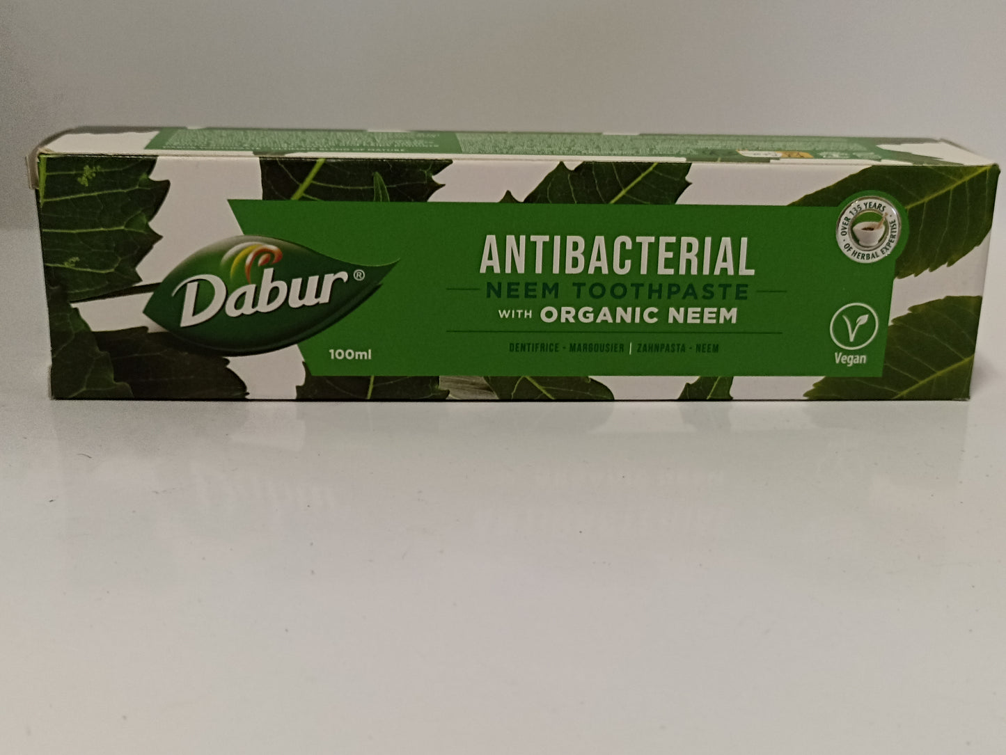 Dabur Toothpaste Antibacterial Organic Neem 100ml