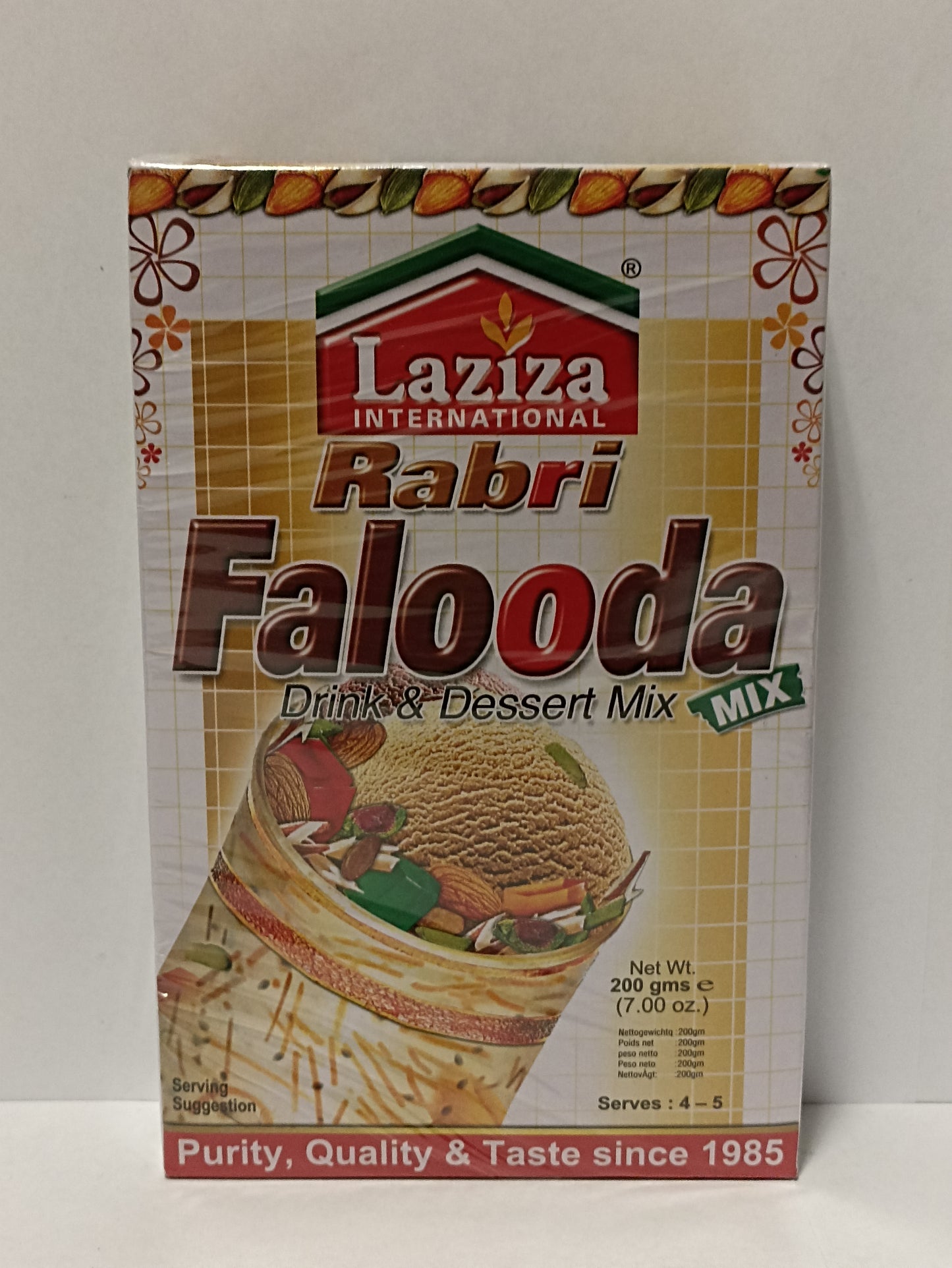 Laziza Rabri Falooda Drink & Dessert Mix 200g