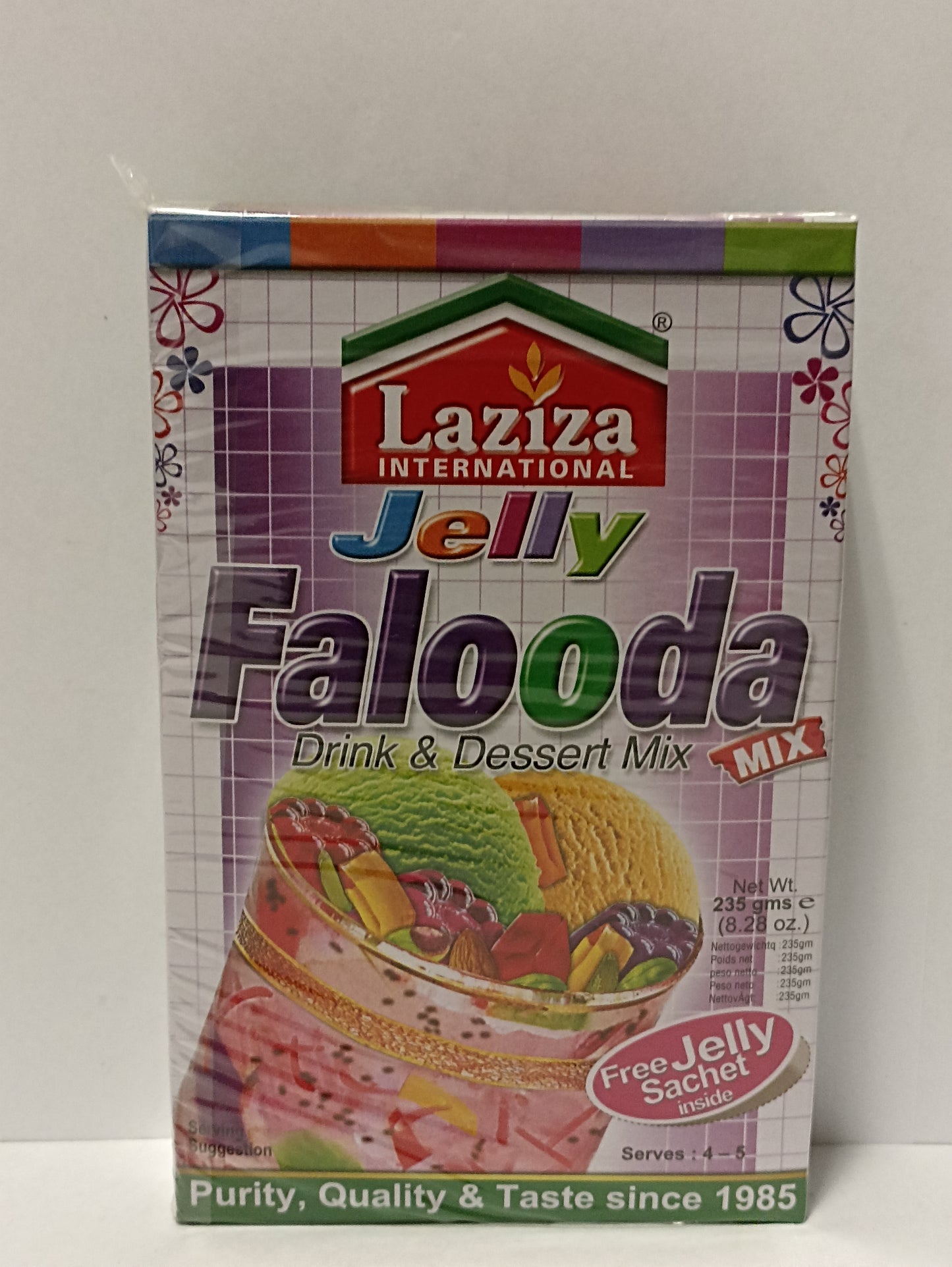 Laziza Jelly Falooda Drink & Dessert Mix 235g