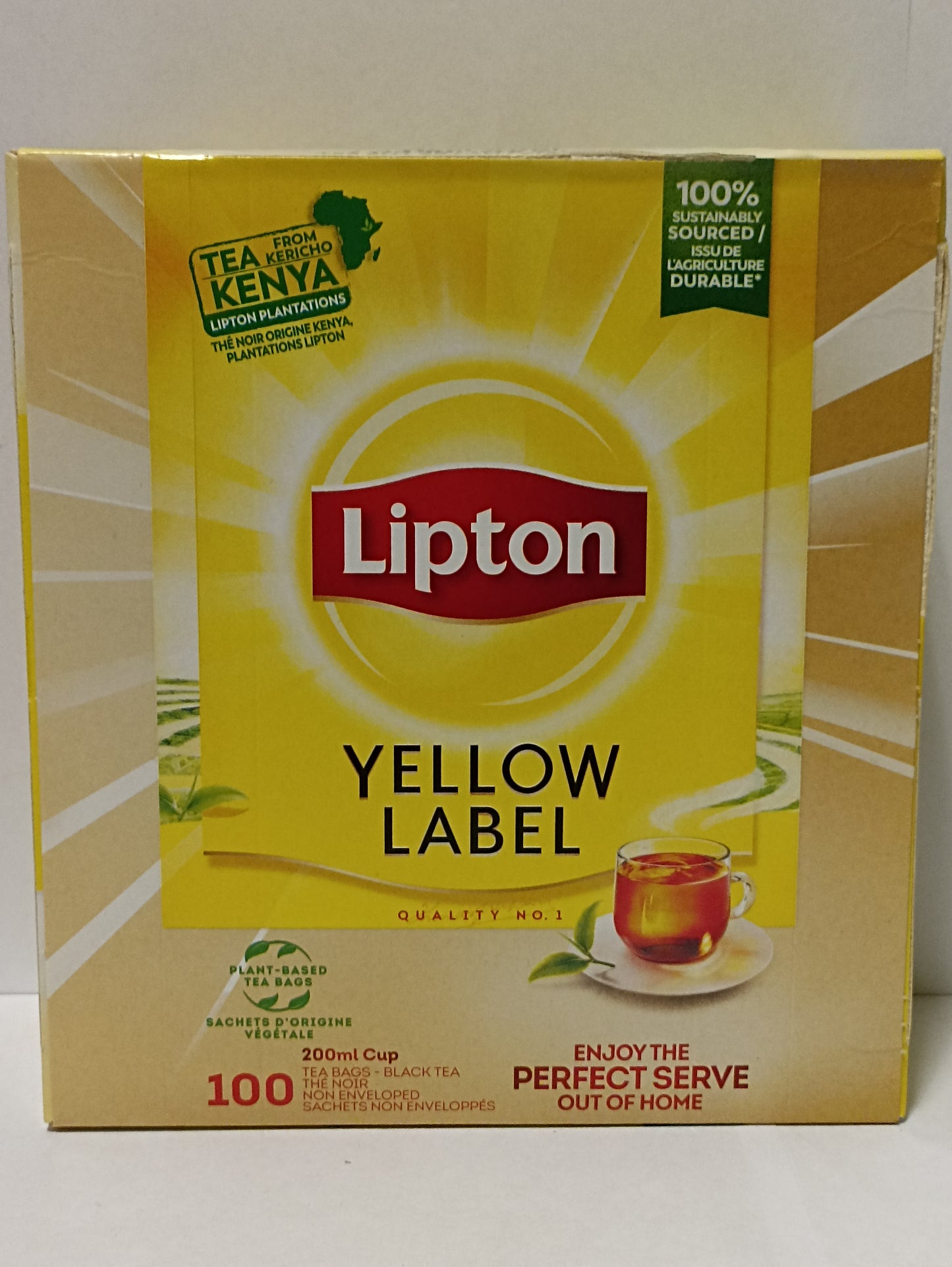 Lipton 100 Yellow Label Tea Bags