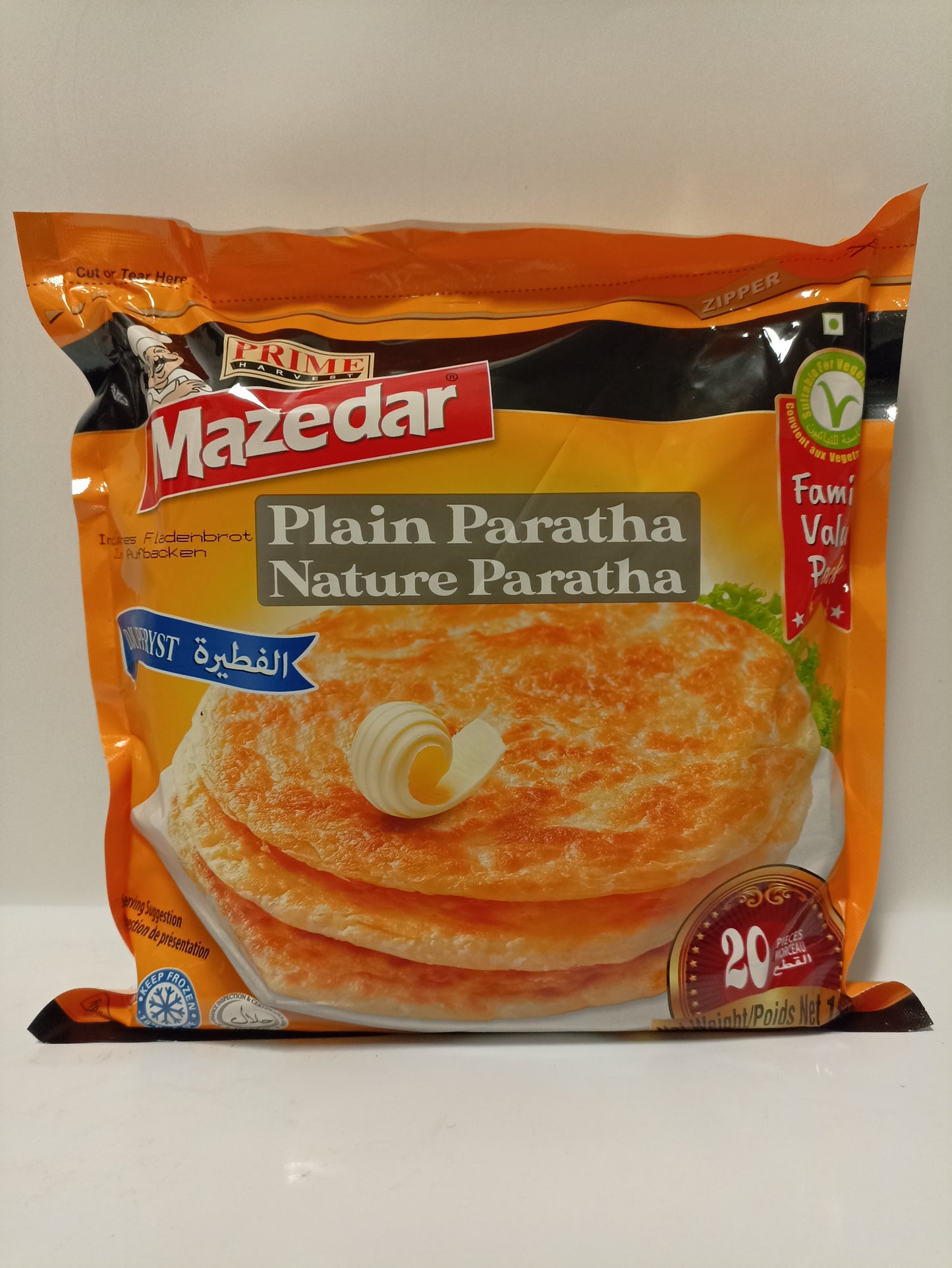 Mazedar Plain Nature Paratha 20 Pieces 1,6kg