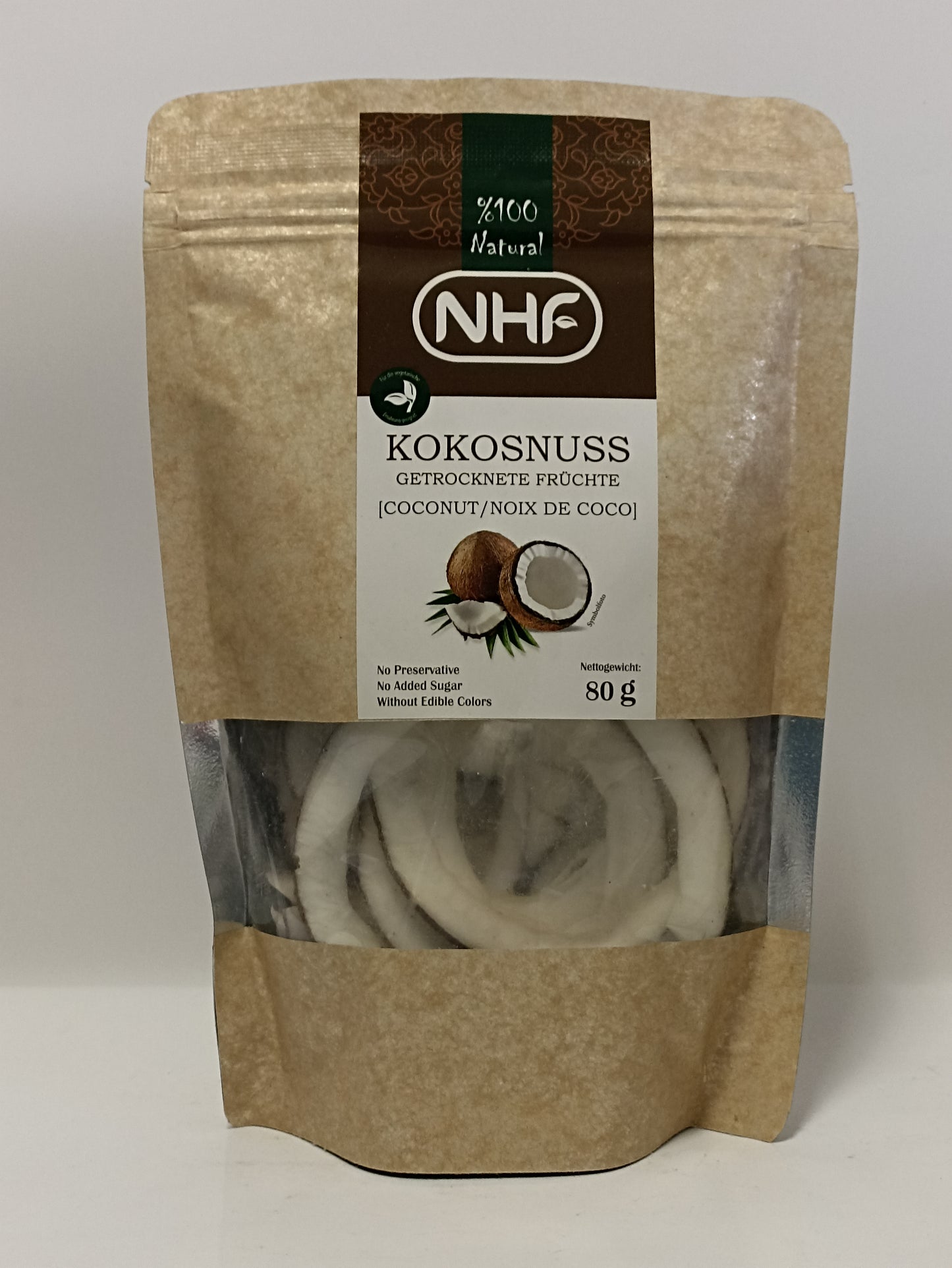 NHF Kokosnuss Getrocknete 80g