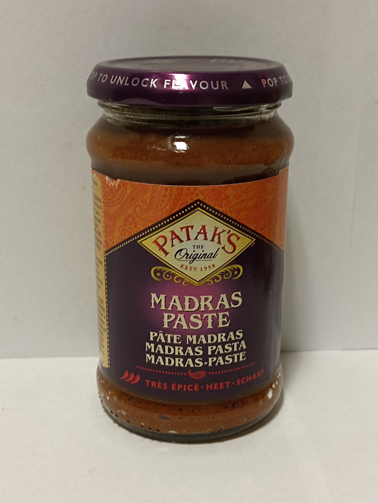 Patak's Madras Paste Scharf 283g