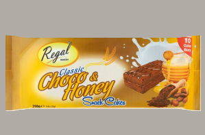 Regal Choco & Honey Cake Bars 250g