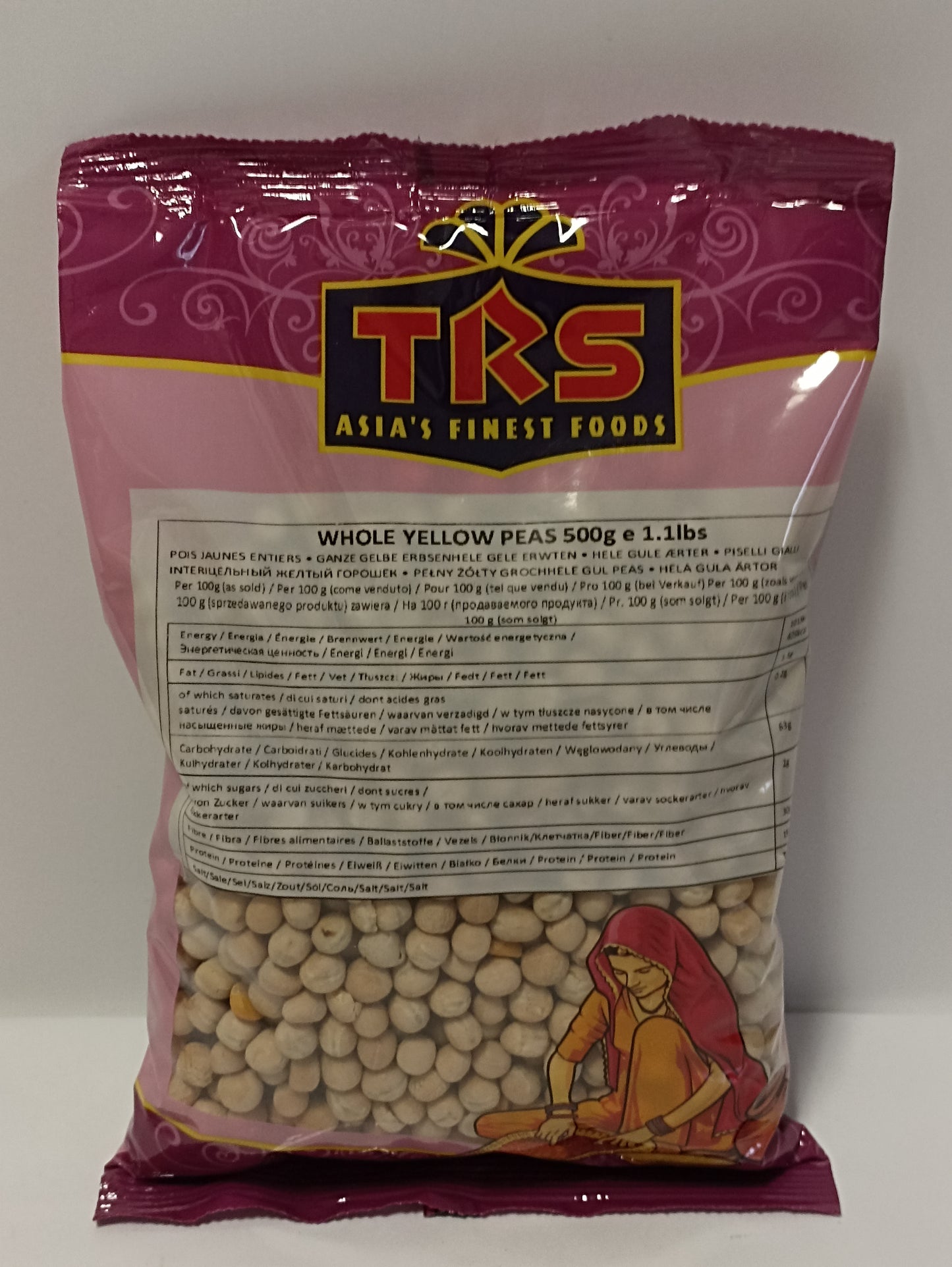 TRS Yellow Split Peas 500g