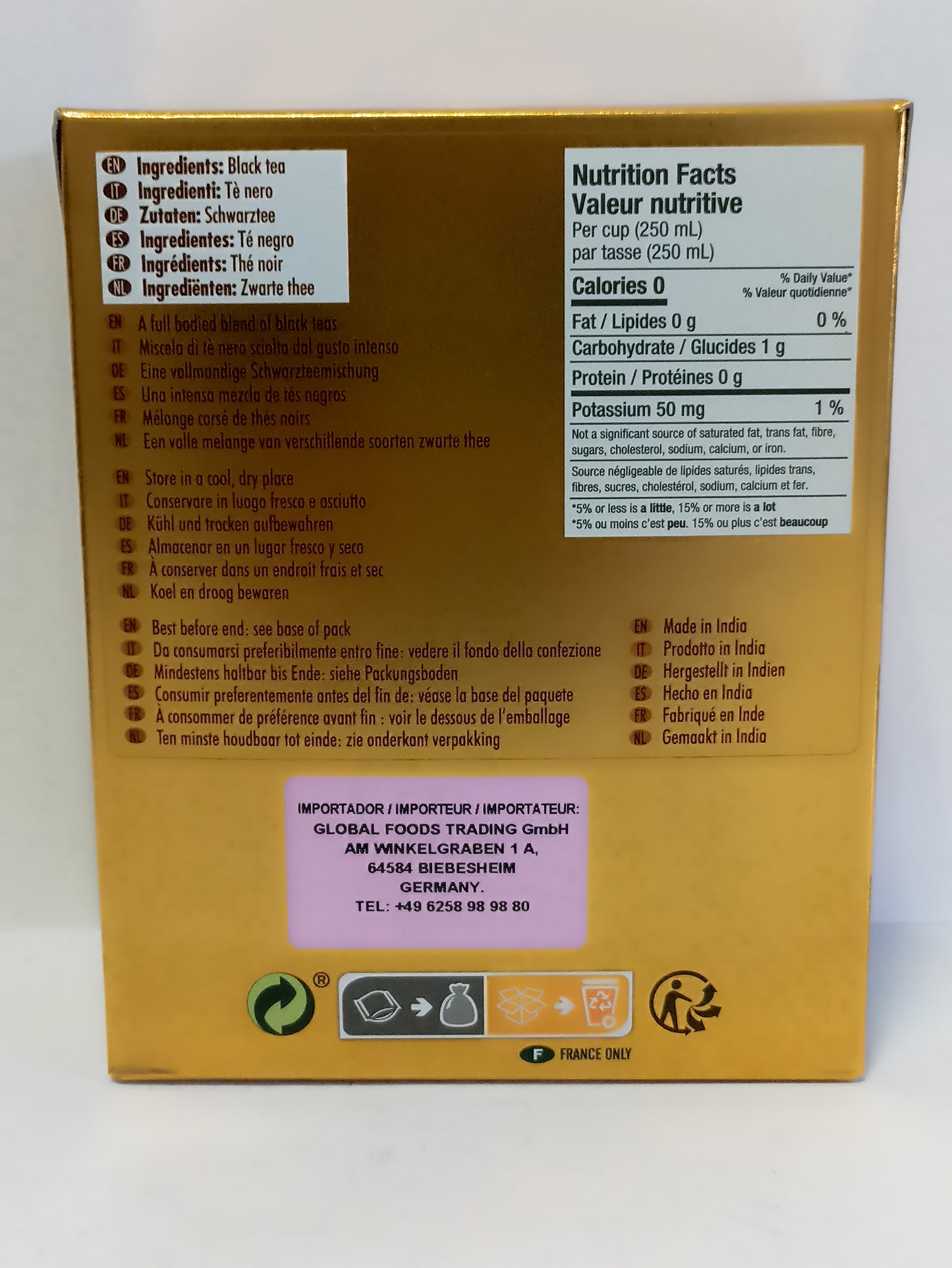 Tata Tea Gold Loose Black Tea 450g