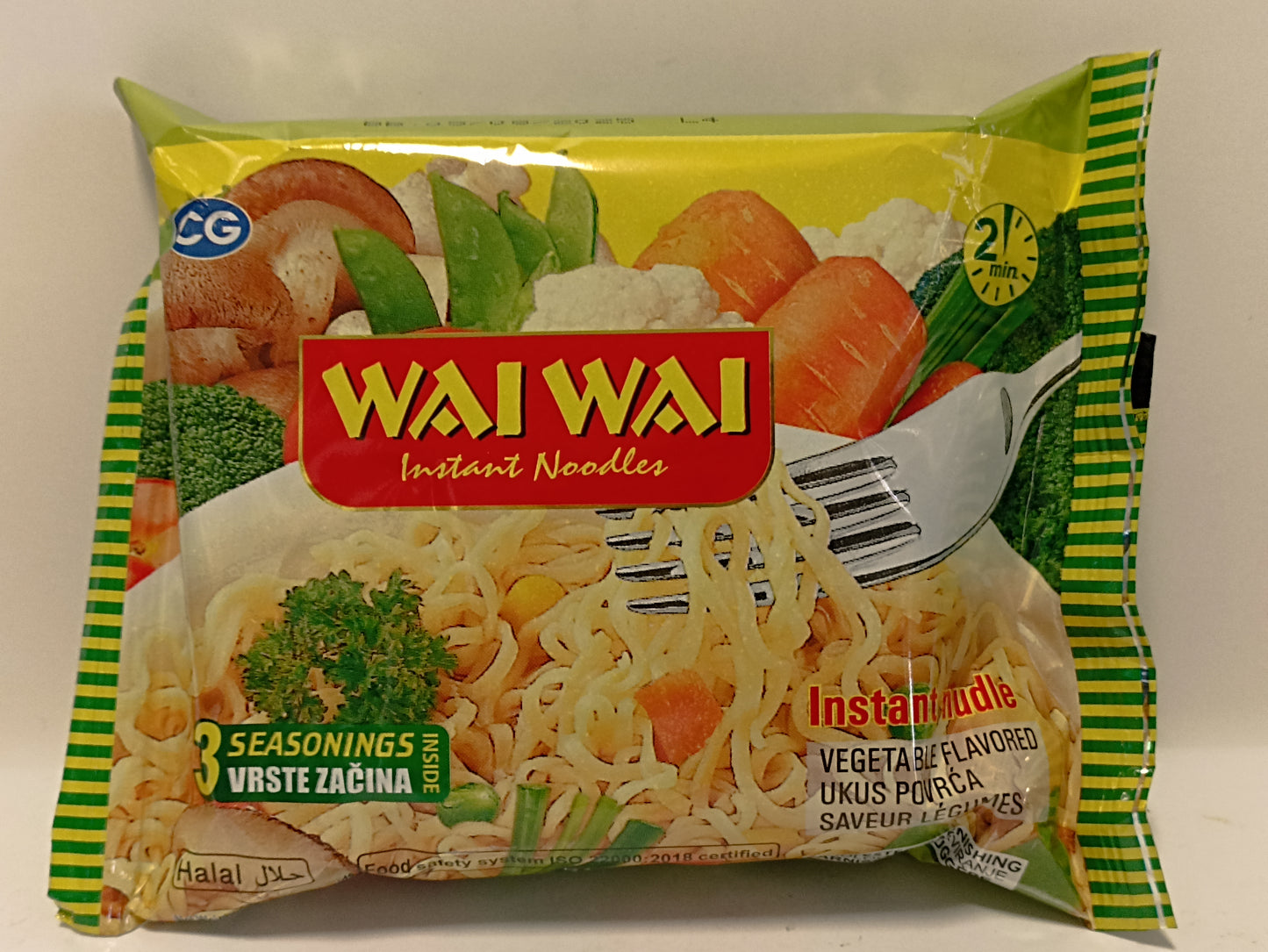 Wai Wai Instant Noodles Veg 75g