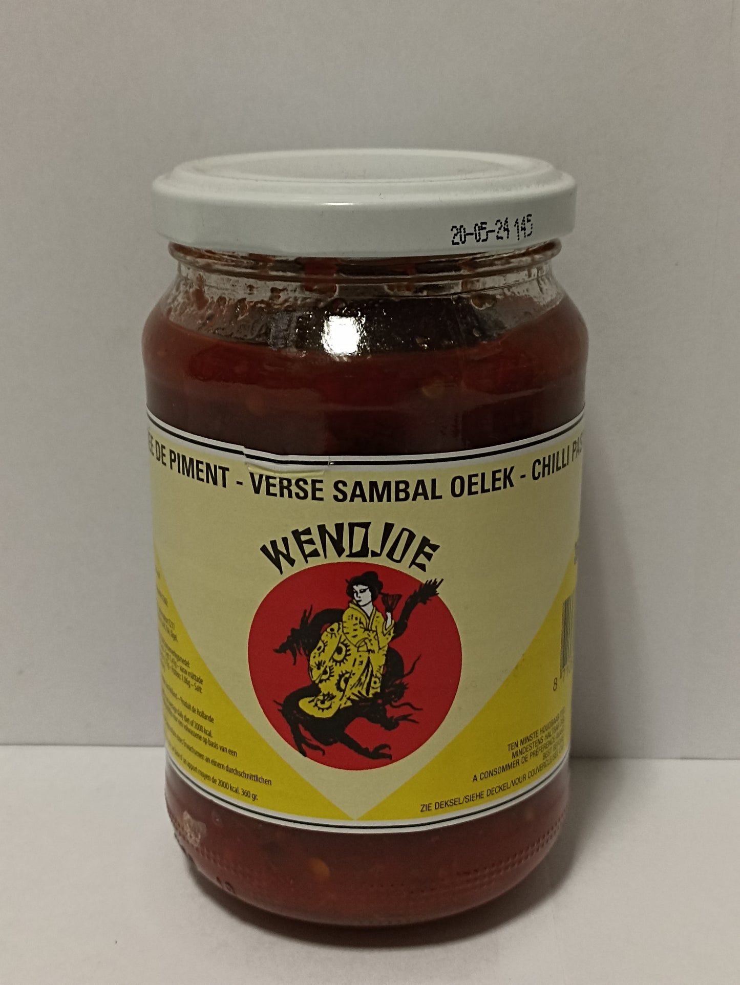 Wendjoe Chilli Pasta 360g sambal ölek