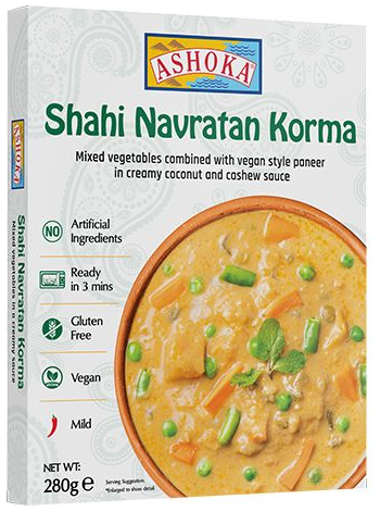 Ashoka RTE Shahi Navratan Korma 280g