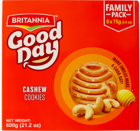 Britannia Goodday Cashew Cookies 600g
