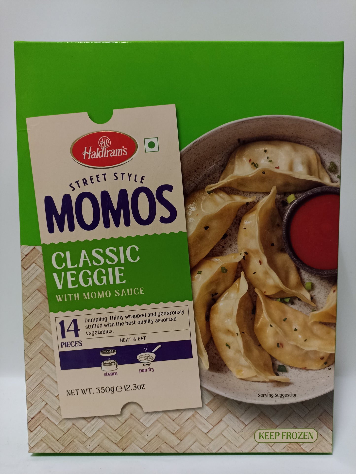 Haldiram 14 Momos Classic Veggie 350g