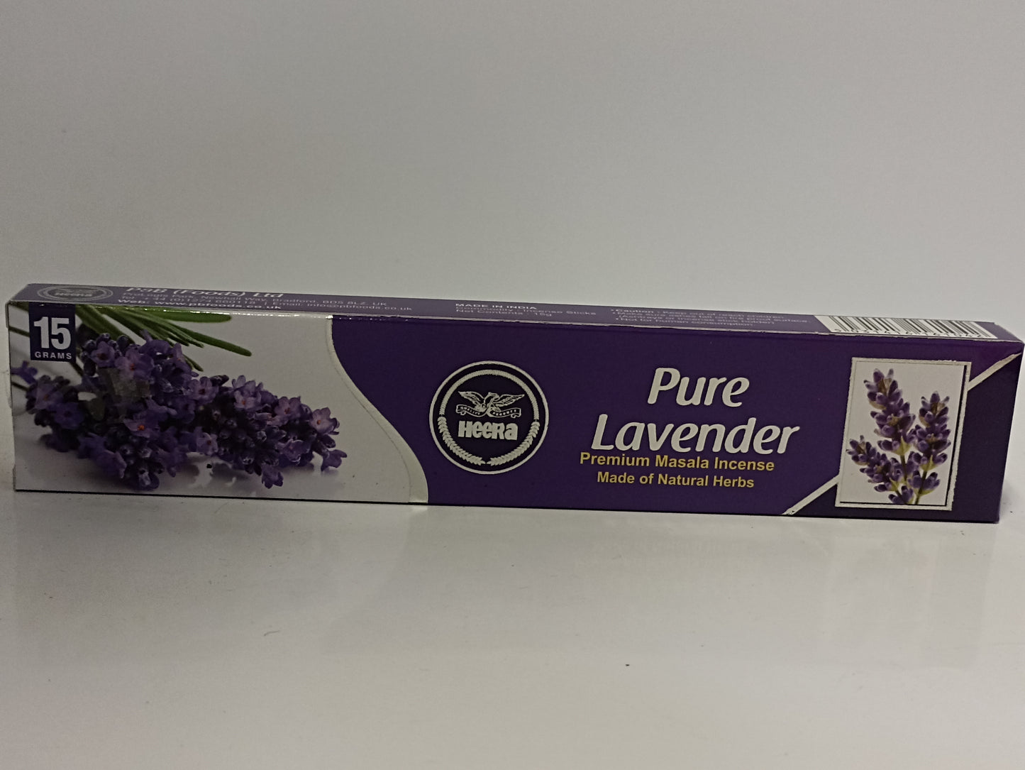 Heera Pure Lavender Premium Masala Incense 15g