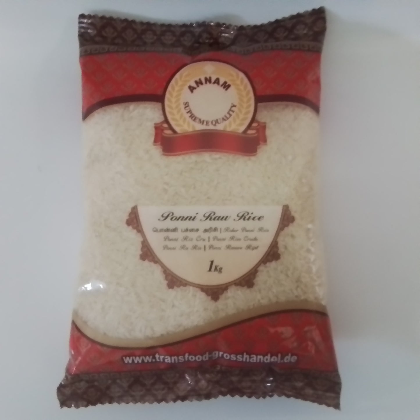 Annam Ponni Raw Rice 5kg