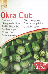 Crown Bhindi Cut 340g