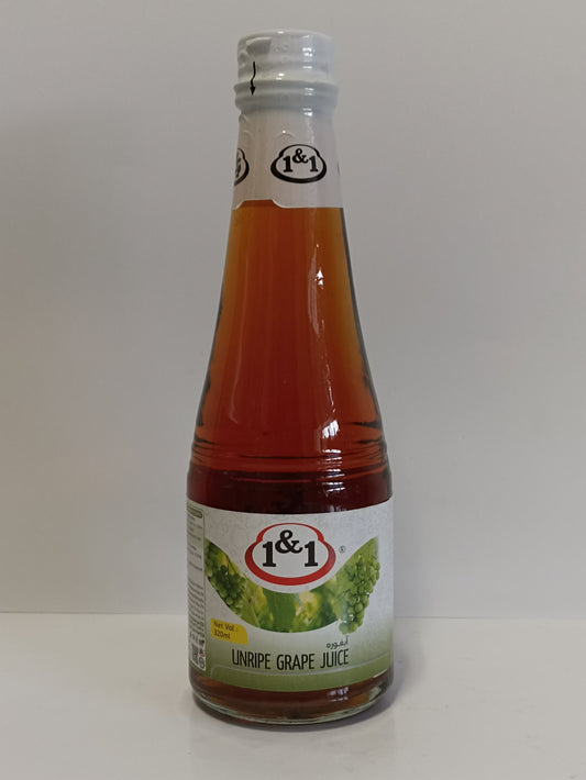 1&1 Unripe Grape Juice 330ml