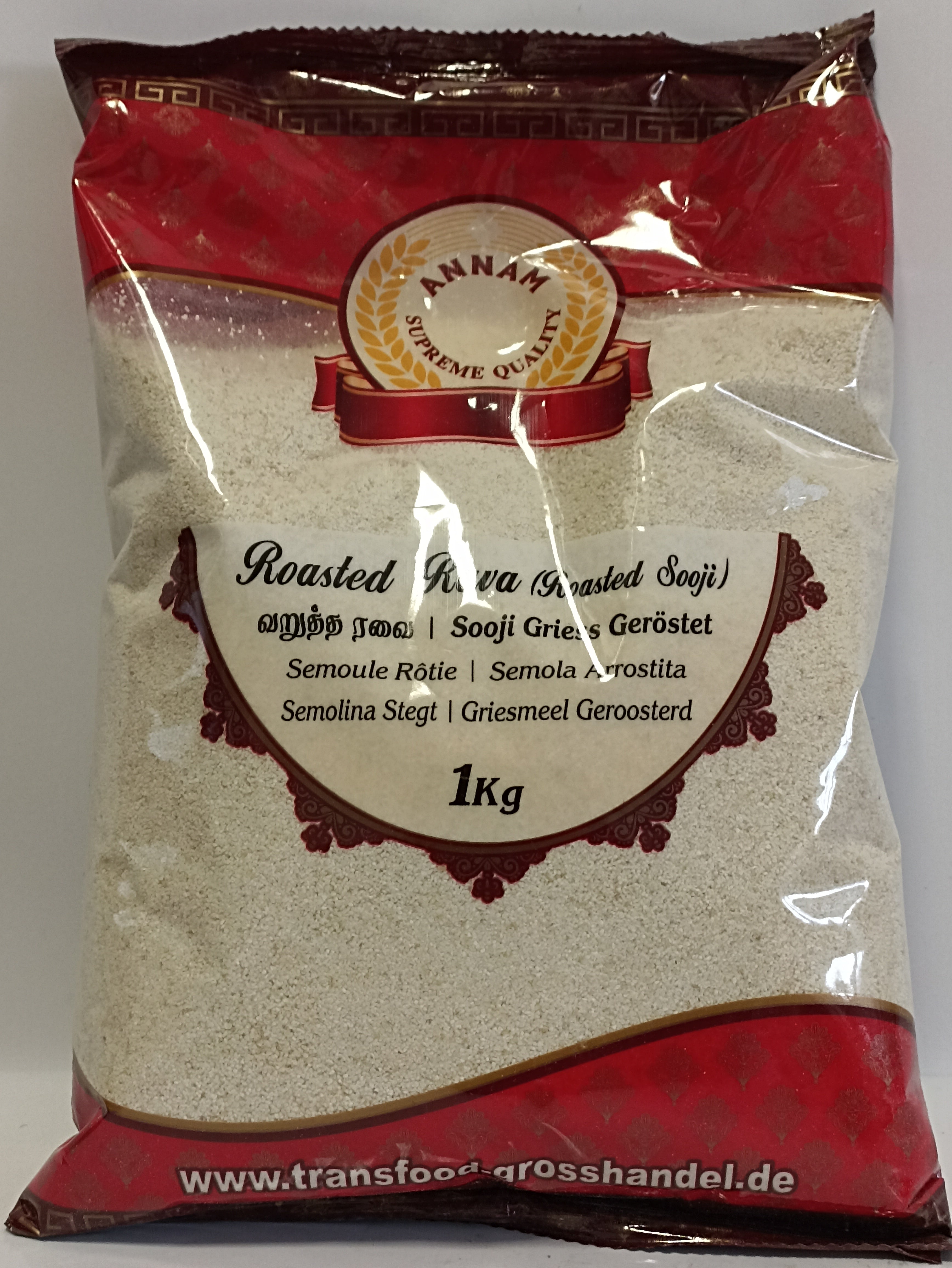 Annam Rawa Roasted Suji Griess 1kg