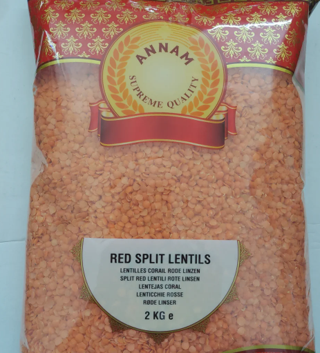Annam Red Lentils 2 kg