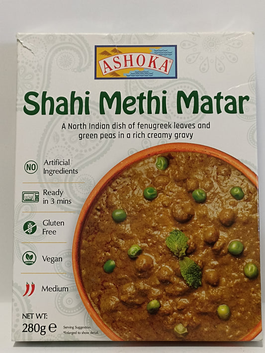 Ashoka RTE Shahi Methi Matar 280g