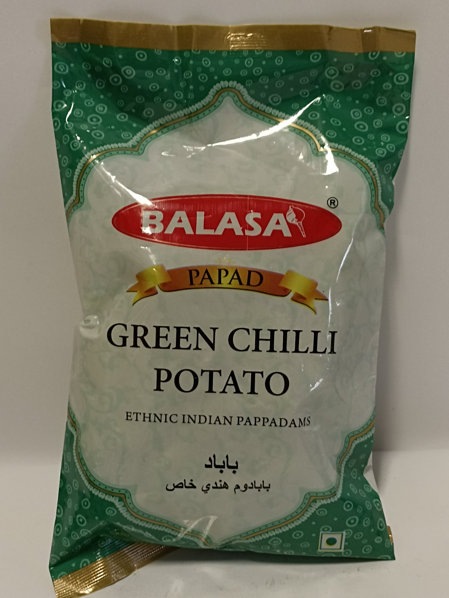 Balasa Green Chilli Potato Papad 100g