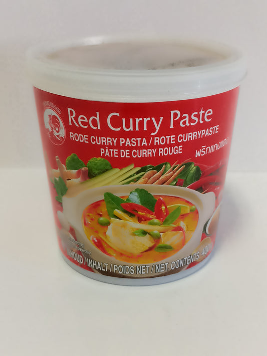 Cock Brand Curry Paste Rot 400g