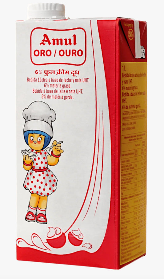 Amul Gold Milk Full Cream 1l 6%