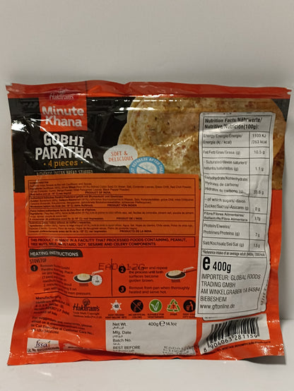 Haldiram Aloo Gobhi Paratha 400g