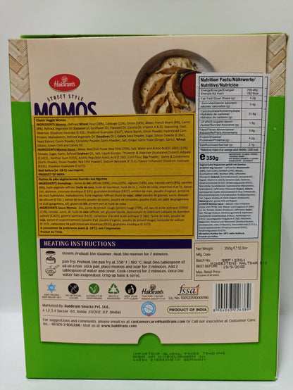 Haldiram 14 Momos Classic Veggie 350g