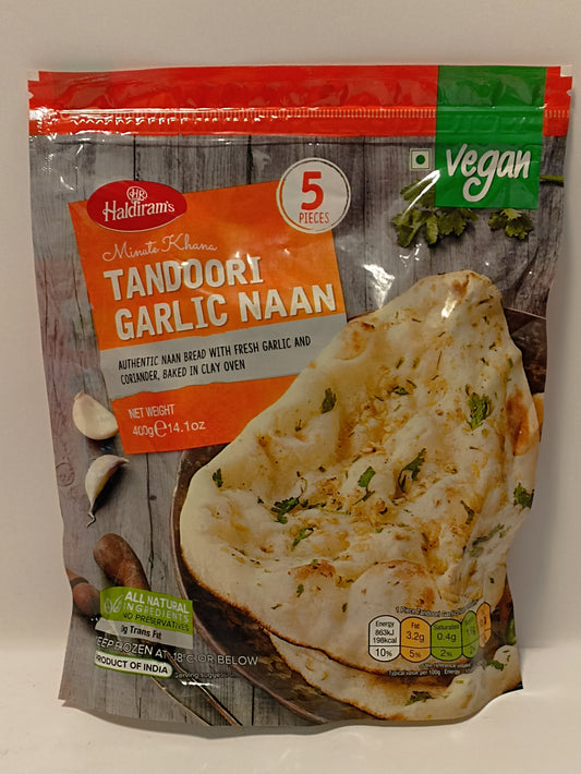 Haldiram Tandoori Garlic Naan 400g