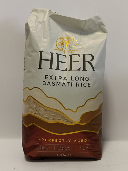 Heer Extra Long Basmati Reis 1kg