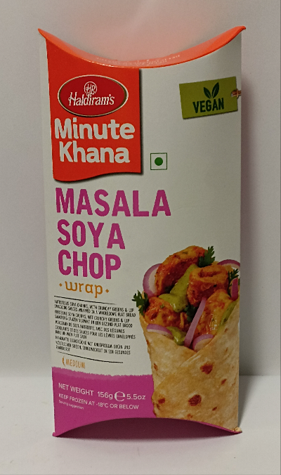 Haldiram Wrap Masala Soya Chop 156g