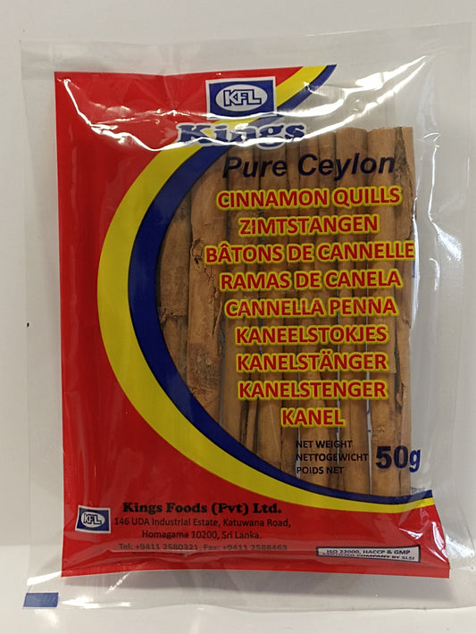 Kings Cinnamon Quils 50g