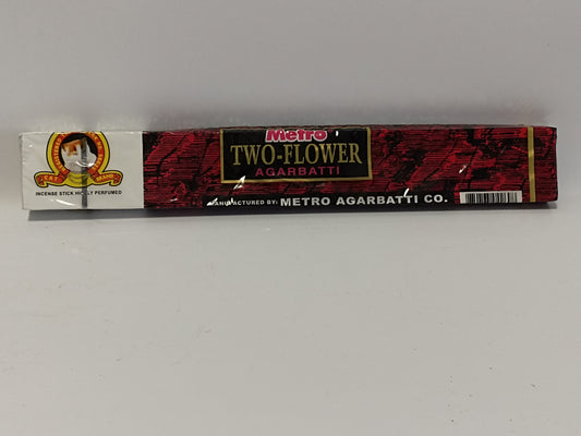 Cat Brand Metro Two-Flower Agarbatti Incense Sticks
