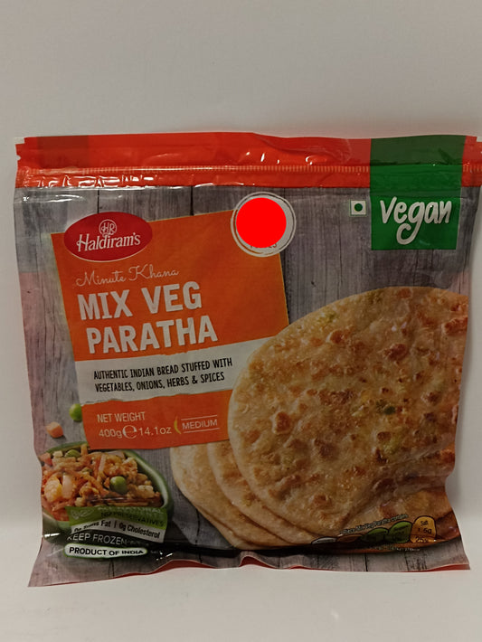 Haldiram Mix Veg Paratha Vegan 400g