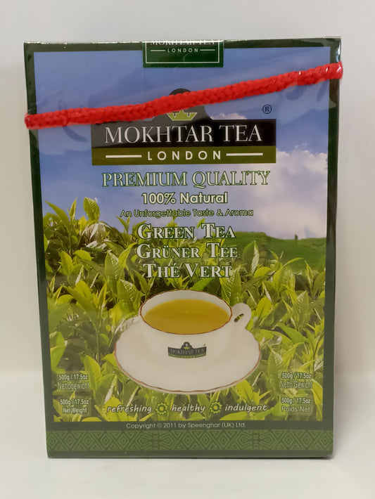 Mukhtar Tea London Green Tea 500g