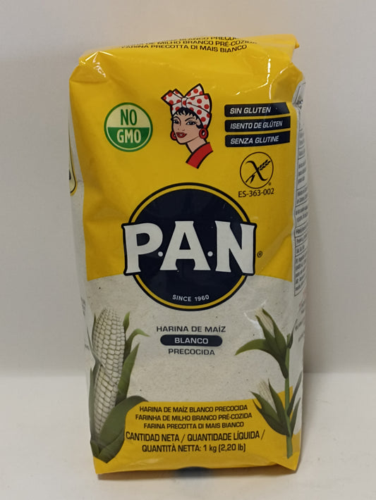 Pan Harina de Maiz Blanco Precocida 1kg