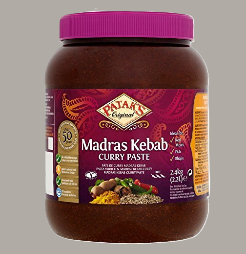 Patak's Madras Kebab Curry Paste 2,4kg