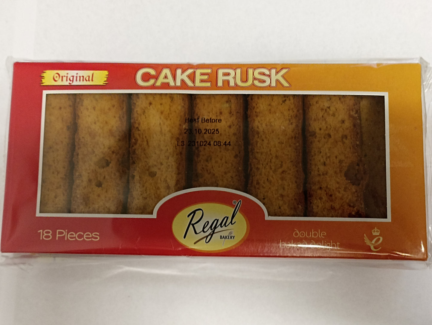 Regal Original Cake Rusk 18 Pieces 290g