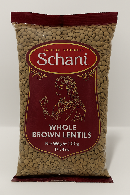 Schani Brown Lentils 500g