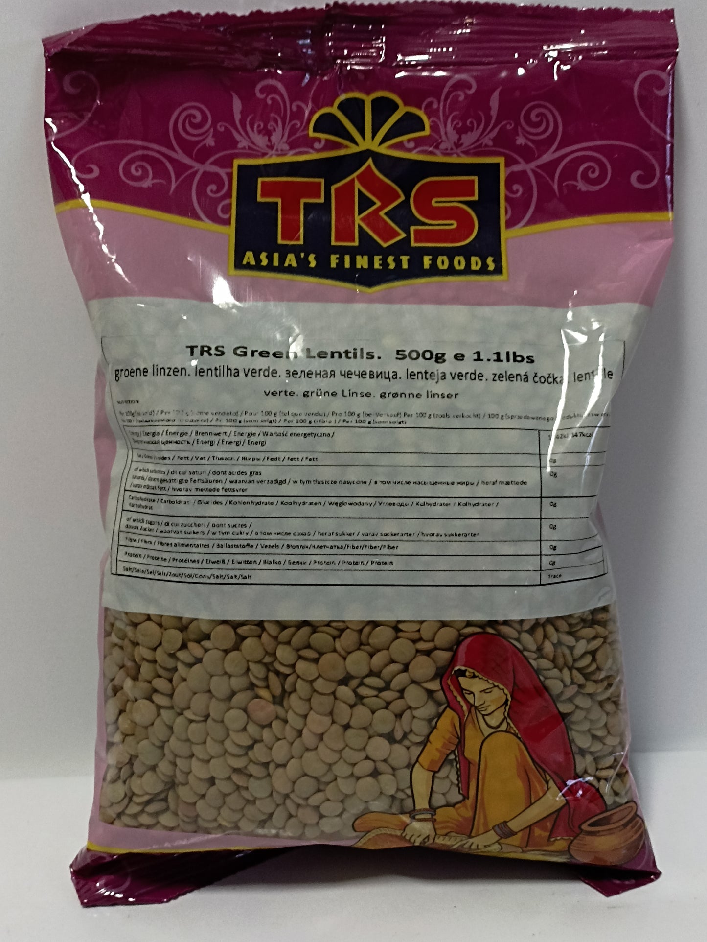 TRS Green Lentils 500g