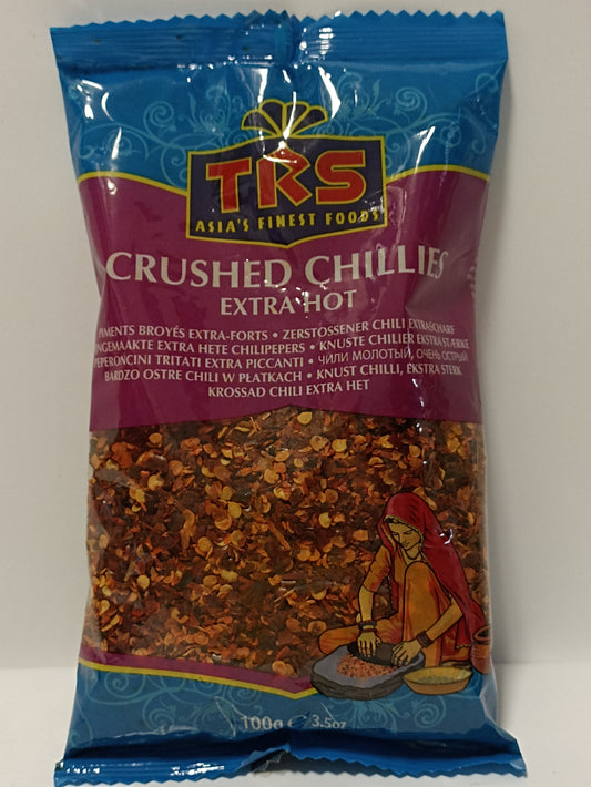 TRS Crushed Chillis Extra Hot 100g