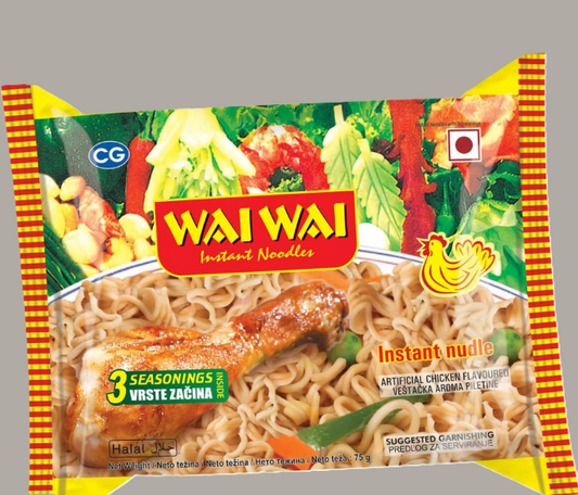 Wai Wai Inst.Noodle-Chicken 5er