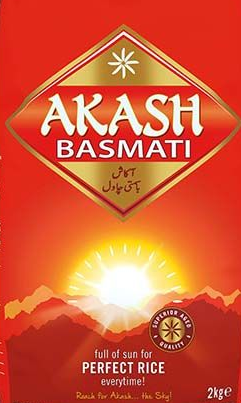 Akash Basmati Reis 2kg