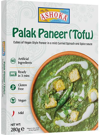 Ashoka RTE Palak Paneer Tofu 280g