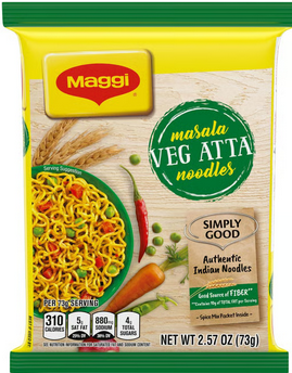 Maggi Veg Atta Masala Noodles 1 Pack 72g