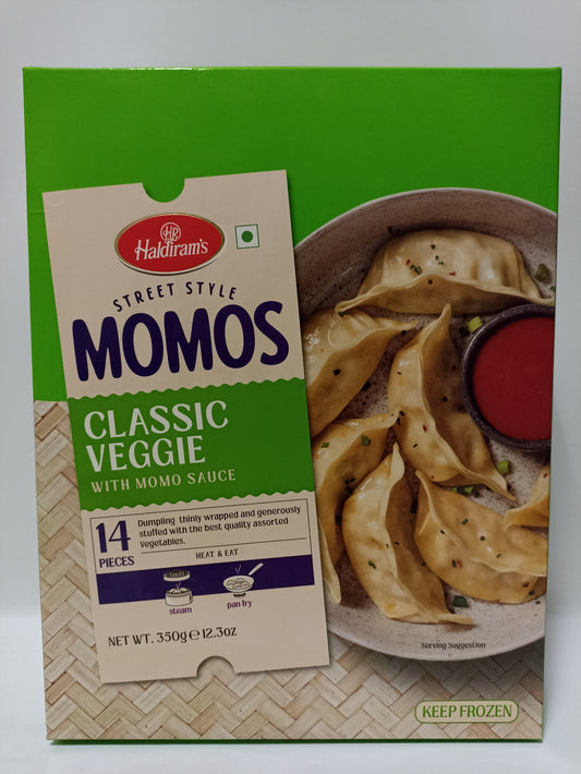 Haldiram 14 Momos Classic Veggie 350g