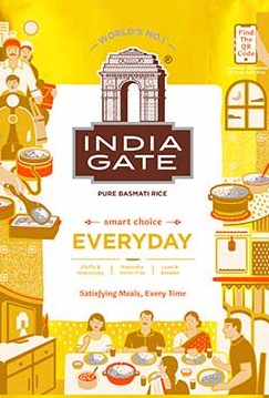 India Gate Basmati Rice Everyday 1Kg