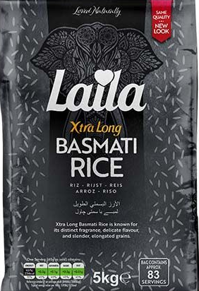 Laila Extra Long Basmati Reis 5kg